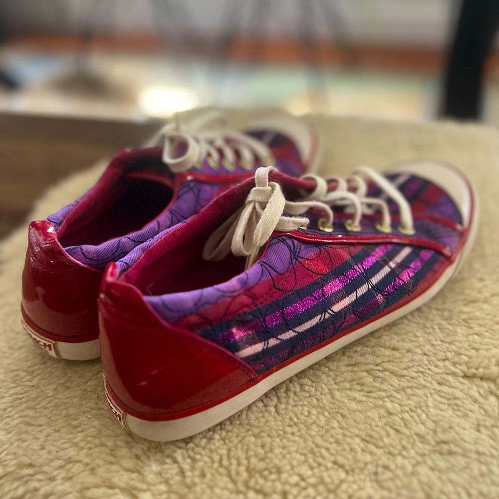 Coach Barrett Poppy Sneakers size 10